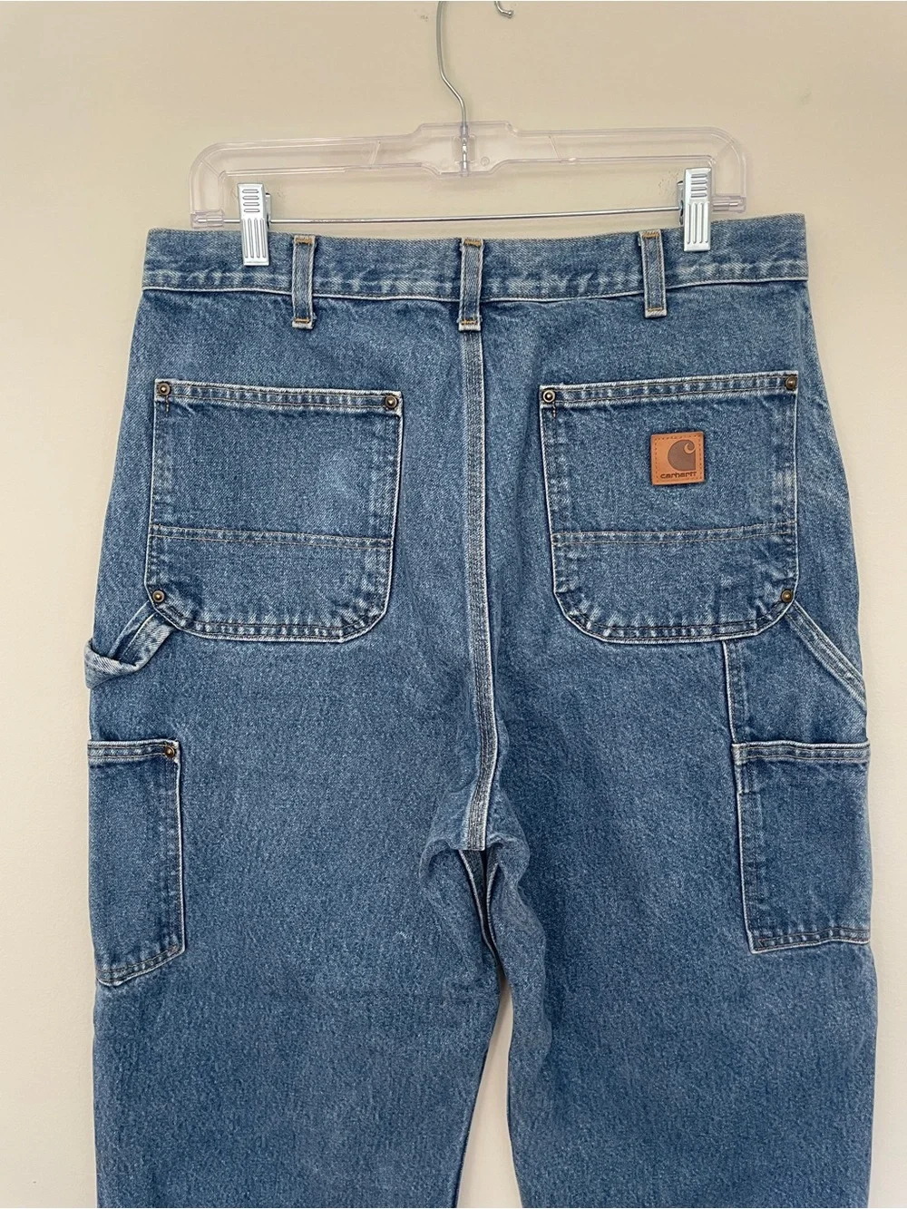 Carhartt Carpenter Jeans Work Wear Western Double Knee Pants Original Loose Fit